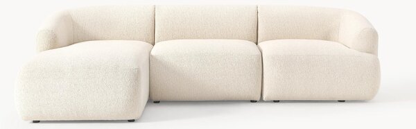 Narożna sofa modułowa Bouclé Sofia (3-osobowa)