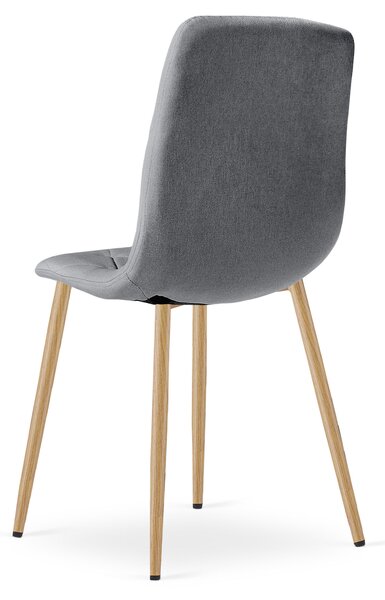 Szare krzesło do kuchni LIBRA