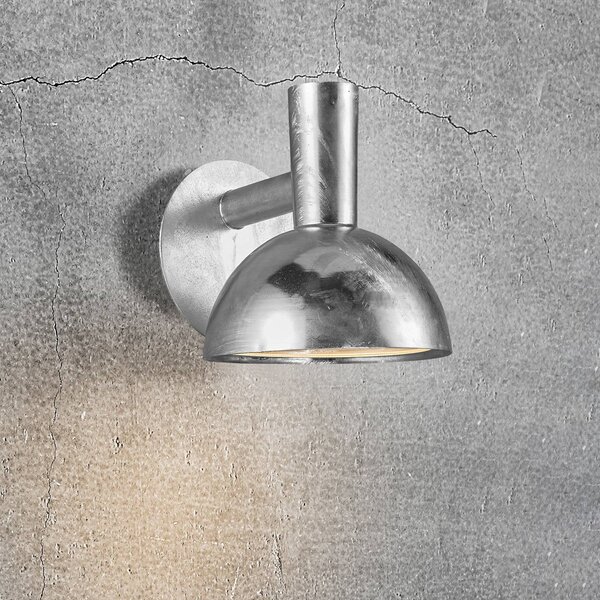 Nordlux Kinkiet zewnętrzny ARKI, możliwość ściemniania, aluminiowy / szary / cynkowy, metal, nowoczesny