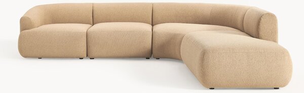 Narożna sofa modułowa Bouclé Sofia (4-osobowa)