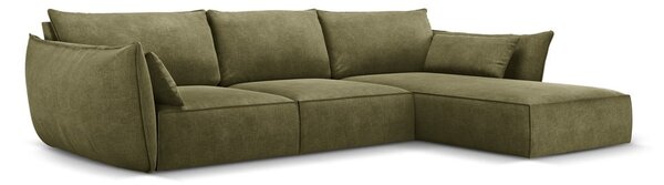 Zielony narożnik (prawostronny) Vanda – Mazzini Sofas