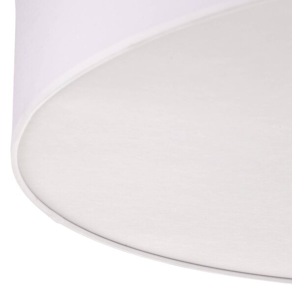Lampa sufitowa Rondo TK Lighting, możliwość ściemniania, biały / opal, sypialnia, tkanina / materiał / jedwab, nowoczesny