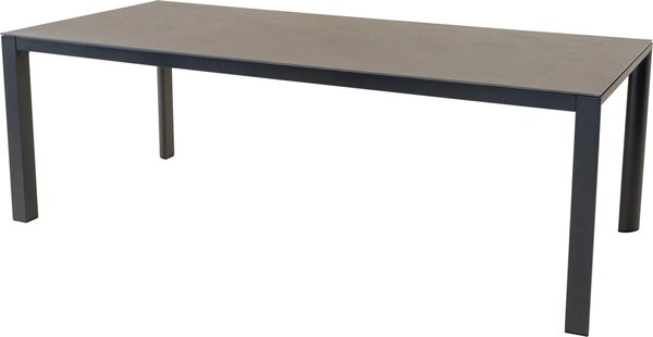 Stół - 220x100 cm - Aluminium - Kamień spiekany + włókno szklane