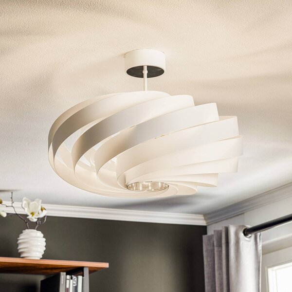 Lampa sufitowa Vento Domiluce, możliwość ściemniania, biały / opal, salon / jadalnia, metal, nowoczesny
