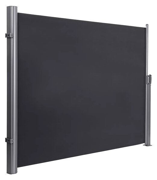 In And OutdoorMatch Luksusowa siatka ochronna Abelardo - Rozciągliwa - Siatka ochronna - Siatka ochronna - Siatka przeciwwiatrowa - Siatka ogrodzeniowa - Ciemnoszary - 160 x 350 cm