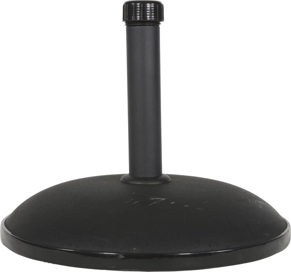Stojak na parasol okrągły betonowy - Ø50cm - 30kg - czarny