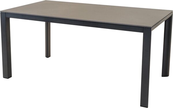 Stół - 160x90 cm - Aluminium - 11 mm spiekany kamień