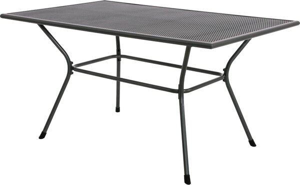 Stół - 145x90x74,5 cm - stal - blat z siatki