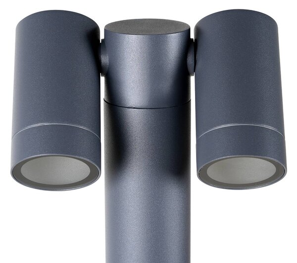 Reflektor z grotem ziemnym PRIOS Tulimar, 2-punktowy, antracytowy, IP65 Tulimar PRIOS, możliwość ściemniania, czarny, aluminium, nowoczesny