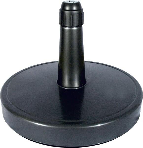 Stojak na parasol - tworzywo sztuczne - do napełniania - 70-100 kg - antracyt - Ø28-62 mm