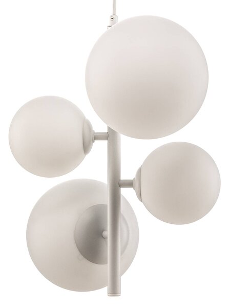 Lampa wisząca Dione ALDEX, możliwość ściemniania, biały / opal, salon / jadalnia, szkło, nowoczesny