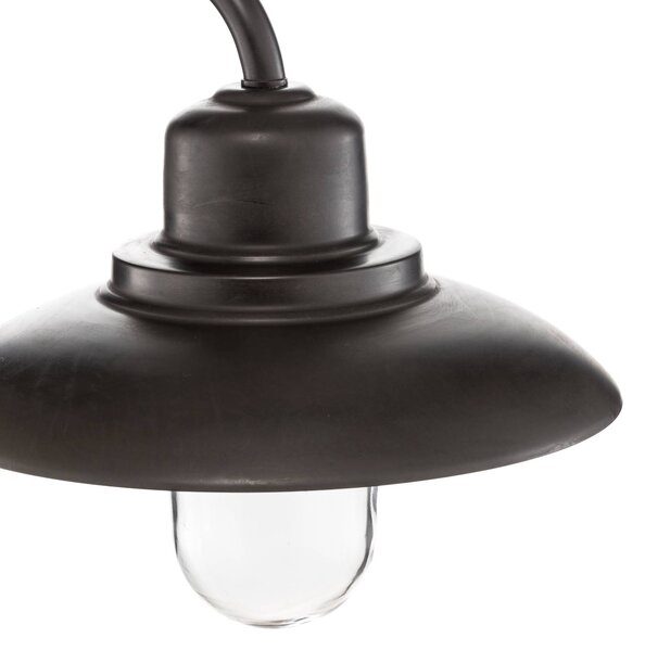 Moretti Luce Kinkiet zewnętrzny Patio, możliwość ściemniania, brązowy / mosiężny, mosiądz, dworkowy / rustykalny