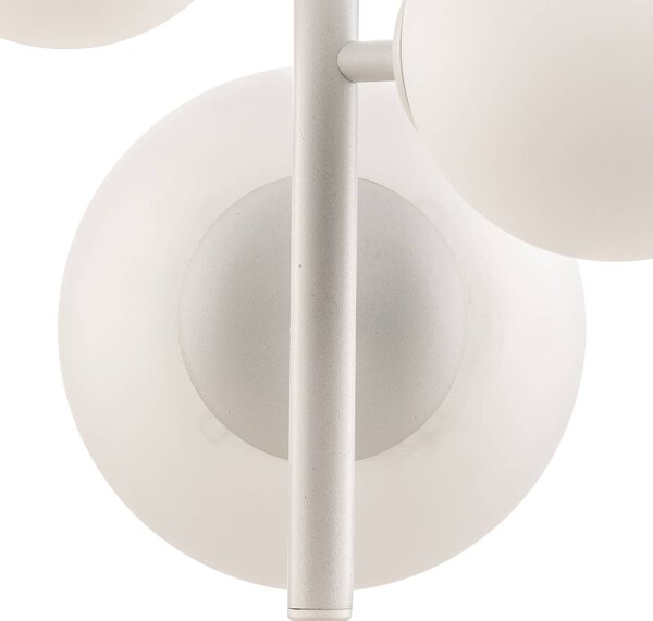 Lampa wisząca Dione ALDEX, możliwość ściemniania, biały / opal, salon / jadalnia, szkło, nowoczesny