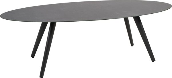 Stół - Owalny - 240x110x74 cm - Aluminium - Ceramika
