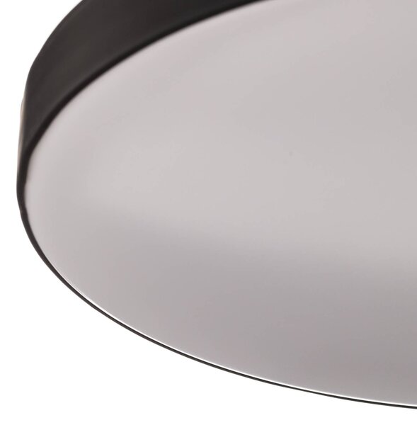 Briloner Lampa sufitowa LED Malbona, czarny, łazienka, metal, nowoczesny