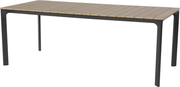 Stół - 200x90cm - Aluminium i Polywood - Wykończenie Teak