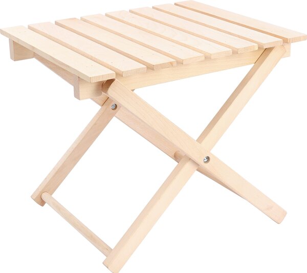 Spec-wood – stolik pomocniczy z drewna – DENDRO – mały stolik składany – składany stolik barowy 50 x 42 x 42 cm – stolik ogrodowy do grillowania – mini stolik – stolik ogrodowy – stolik balkonowy