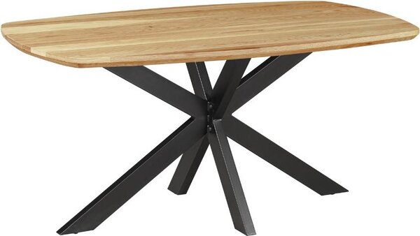 Stół do jadalni In And OutdoorMatch Serino - 160x90x76cm - Dąb - Prostokątny - Nowoczesny - Stół do jadalni