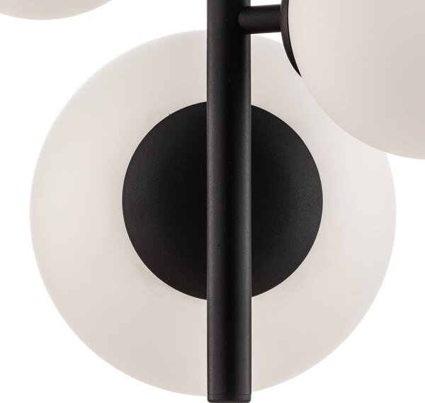 Lampa wisząca Dione ALDEX, możliwość ściemniania, czarny, salon / jadalnia, szkło, nowoczesny