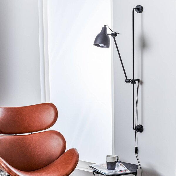 Kinkiet 997 ALDEX, czarny, salon / jadalnia, metal, nowoczesny