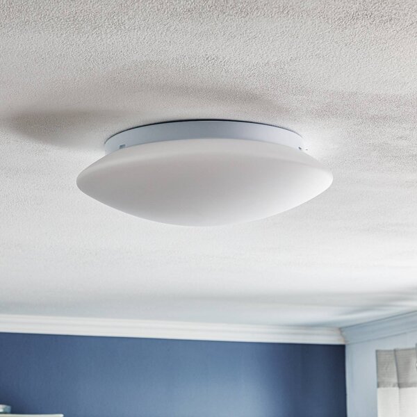 Lampa sufitowa Gjovik Argon, możliwość ściemniania, biały / opal, salon / jadalnia, szkło, nowoczesny