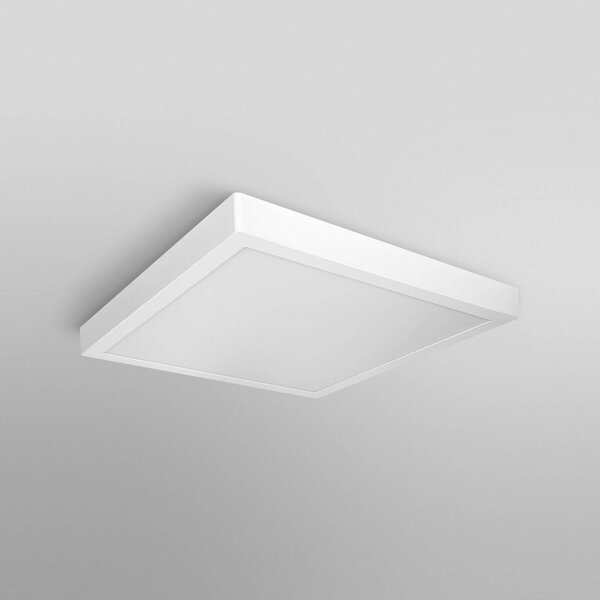 LEDVANCE SMART+ Inteligentna lampa sufitowa Orbis Downlight Surface, możliwość ściemniania, biały / opal, salon / jadalnia, aluminium, nowoczesny