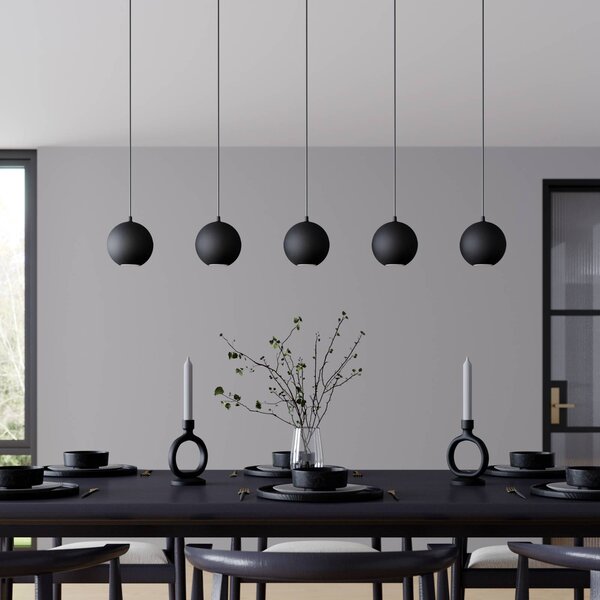 Lampa wisząca Midway HELAM, czarny, salon / jadalnia, metal, nowoczesny