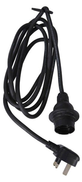 PR Home Saigon lampa wisząca zewnętrzna czarna Ø28cm kabel 2,5m Saigon, możliwość ściemniania, czarny, tworzywo sztuczne