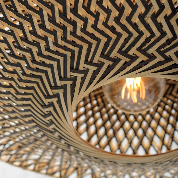 Good & Mojo Kinkiet Bali, jasne drewno, salon / jadalnia, bambus, design