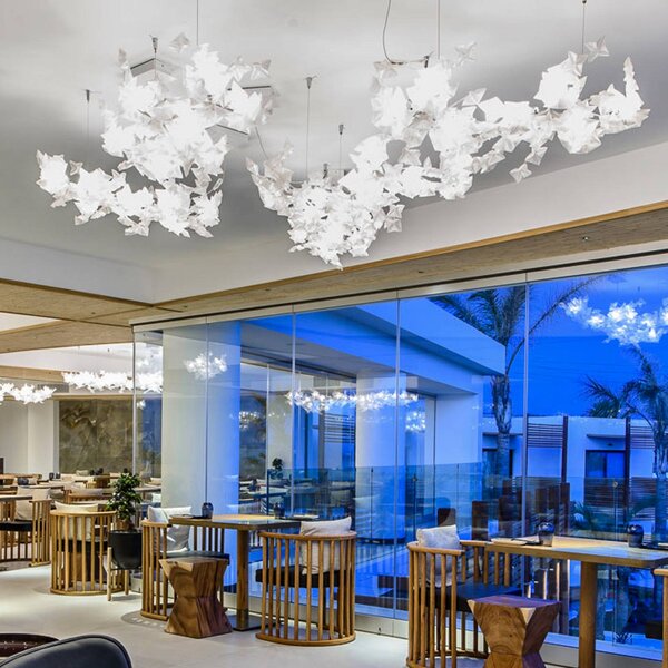 Slamp Lampa wisząca designerska Hanami Suspension, możliwość ściemniania, salon / jadalnia, tworzywo sztuczne, design