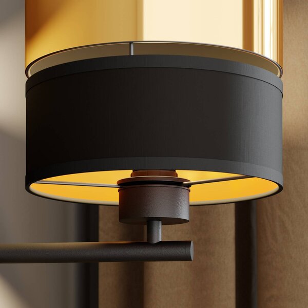 Kinkiet Hilton TK Lighting, czarny, salon / jadalnia, metal, nowoczesny