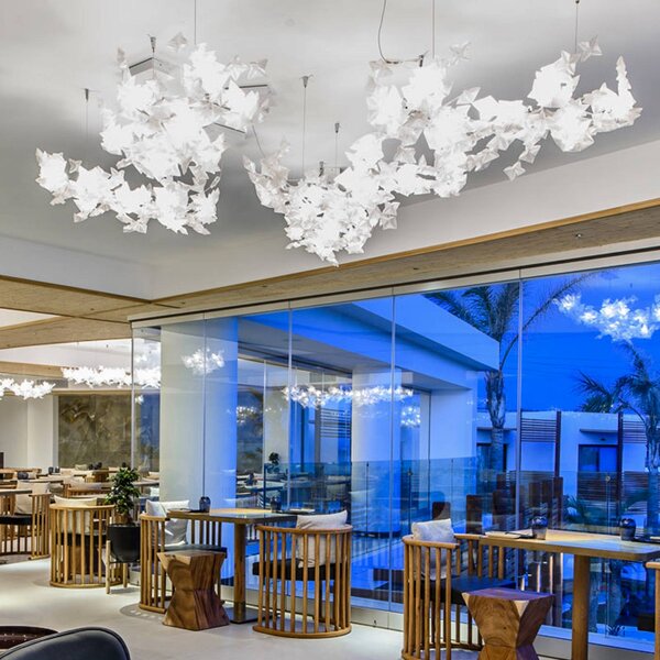Slamp Lampa wisząca designerska Hanami Suspension, możliwość ściemniania, salon / jadalnia, tworzywo sztuczne, design