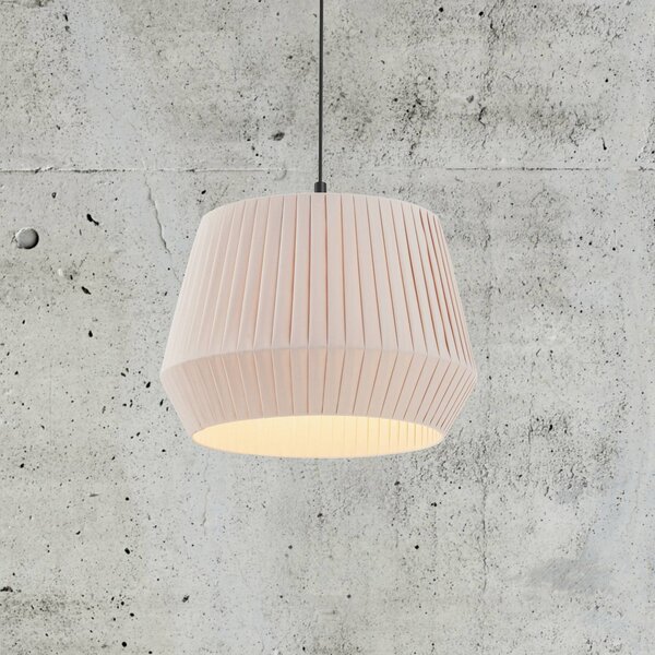 Nordlux Lampa wisząca Dicte, możliwość ściemniania, kremowy / amber, salon / jadalnia, tkanina / materiał / jedwab, skandynawski