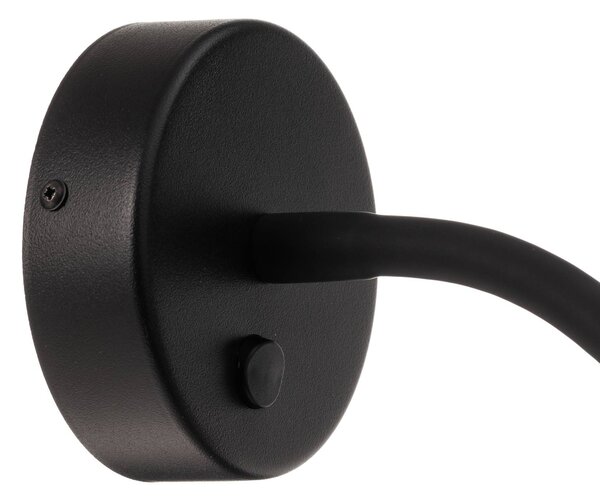 Kinkiet Eye Flex S Nowodvorski Lighting, możliwość ściemniania, czarny, salon / jadalnia, metal, nowoczesny