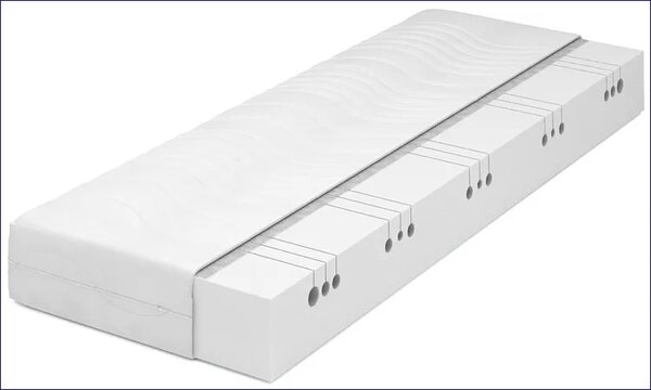 Materac z pianki z pokrowcem 180x200 nordia C9-B28
