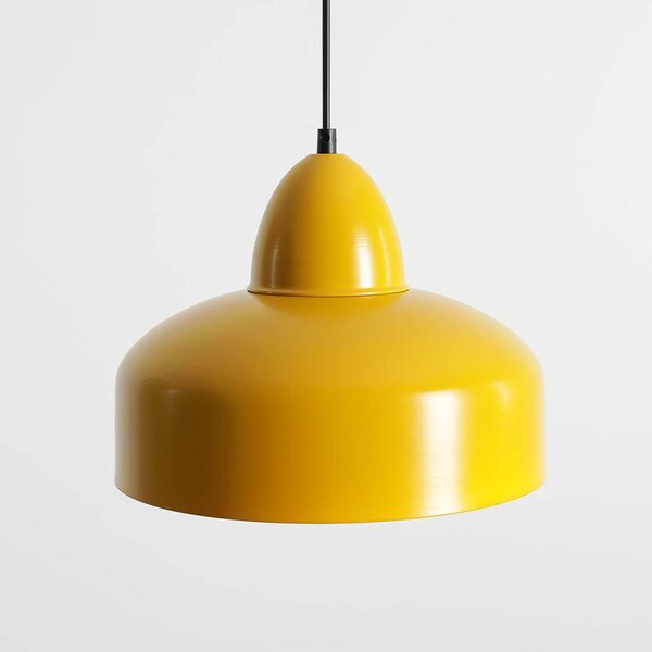 Lampa wisząca Mille ALDEX, możliwość ściemniania, żółty / pomarańczowy, salon / jadalnia, metal, industrialny