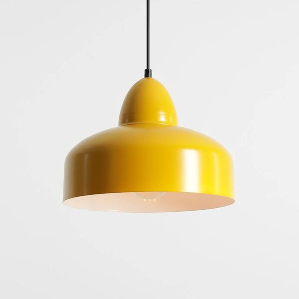 Lampa wisząca Mille ALDEX, możliwość ściemniania, żółty / pomarańczowy, salon / jadalnia, metal, industrialny