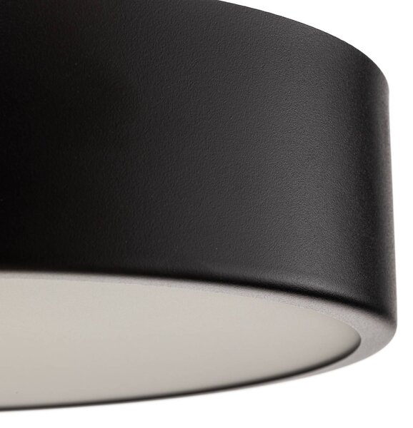Plafon z czujnikiem ruchu Cleo 300 TEMAR LIGHTING, czarny, salon / jadalnia, metal, nowoczesny