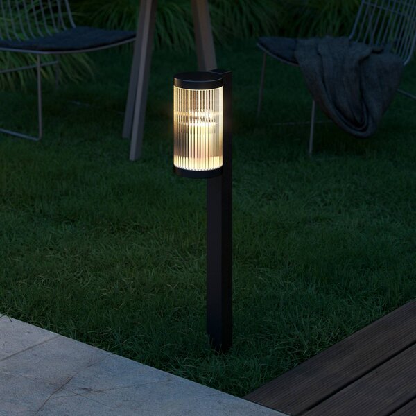 Nordlux Słupek oświetleniowy Coupar Garden, możliwość ściemniania, czarny, aluminium