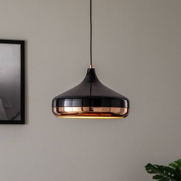 Lampa wisząca Yildo 253-S Opviq, możliwość ściemniania, czarny, salon / jadalnia, metal, nowoczesny