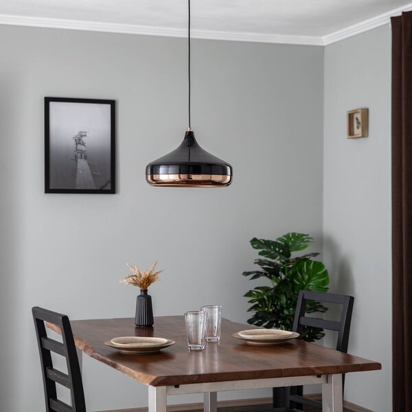 Lampa wisząca Yildo 253-S Opviq, możliwość ściemniania, czarny, salon / jadalnia, metal, nowoczesny