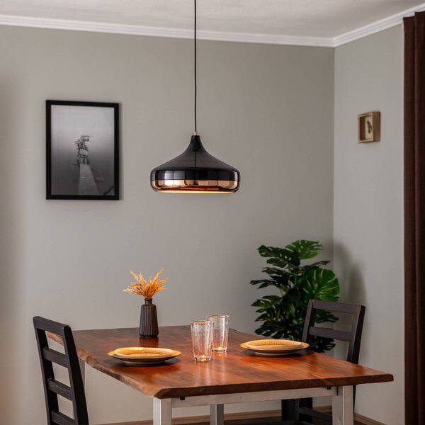 Lampa wisząca Yildo 253-S Opviq, możliwość ściemniania, czarny, salon / jadalnia, metal, nowoczesny