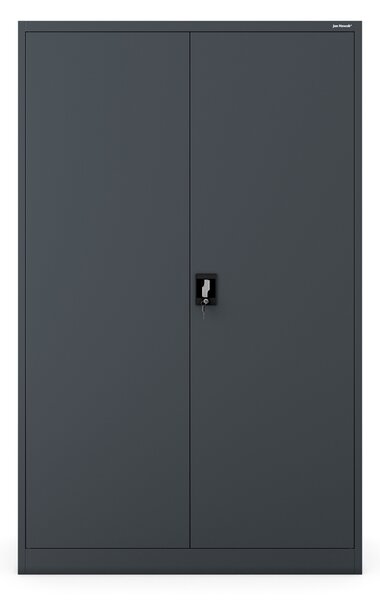 Szafa biurowa metalowa szeroka i głęboka antracytowa, 1150x1850x600 mm: JAN II D600