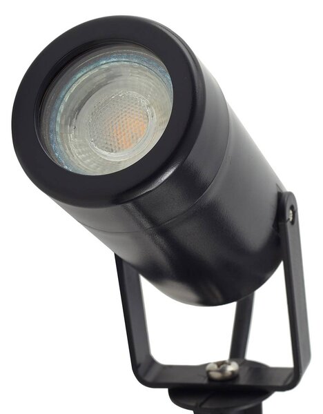 Lampa z grotem ziemnym Lindby Thorgal, Ø 6 cm, czarna, zestaw 3 sztuk Thorgal Lindby, możliwość ściemniania, czarny, tworzywo sztuczne, nowoczesny
