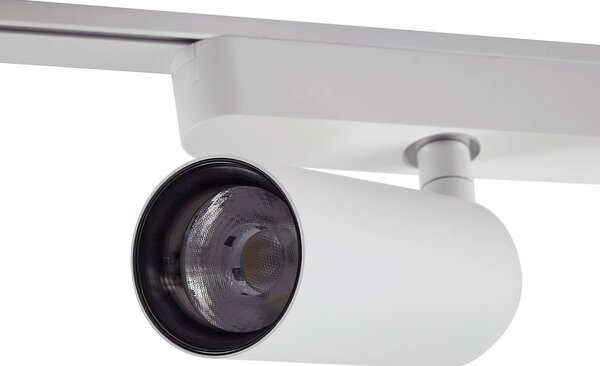 System szynowy 48 V Lumaro, spoty, 5-punktowe, białe, Ø 4 cm, CCT Lumaro 48V Lindby, możliwość ściemniania, biały / opal, salon / jadalnia, aluminium, nowoczesny