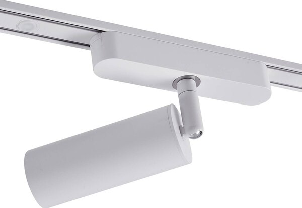 System szynowy 48 V Lumaro, spoty, 5-punktowe, białe, Ø 4 cm, CCT Lumaro 48V Lindby, możliwość ściemniania, biały / opal, salon / jadalnia, aluminium, nowoczesny