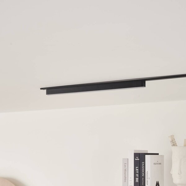 Taśma LED Lindby 48 V Lumaro,czarna,20W,plastikowa,ściemniana Lumaro 48V Lindby, możliwość ściemniania, czarny, salon / jadalnia, tworzywo sztuczne, nowoczesny