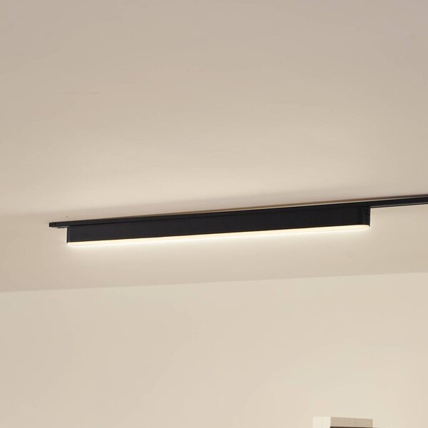 Taśma LED Lindby 48 V Lumaro,czarna,20W,plastikowa,ściemniana Lumaro 48V Lindby, możliwość ściemniania, czarny, salon / jadalnia, tworzywo sztuczne, nowoczesny