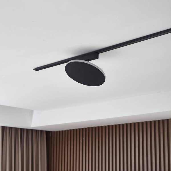 Lampa sufitowa LED Lumaro, czarna, aluminium, 48V, ściemniana Lumaro 48V Lindby, możliwość ściemniania, czarny, salon / jadalnia, aluminium, nowoczesny