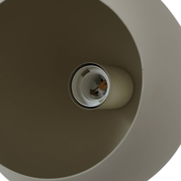 Lampa stołowa Somolia Lindby, kremowy / amber, salon / jadalnia, metal, nowoczesny
